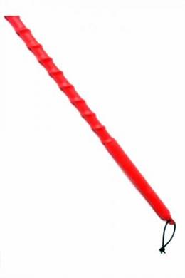Spanking - Rohrstöcke & Canes rubbercoated - 10 mm Rattan Cane mit Wicklung - Rot