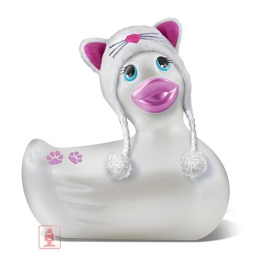 I rub my Duckie Hoody Kitty - white - mini