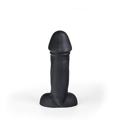 Realistischer Dildo All Black in Schwarz