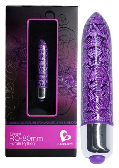 RO-80 Bullet Purple Python - Mini-Vibrator mit 7 Funktionsstufen