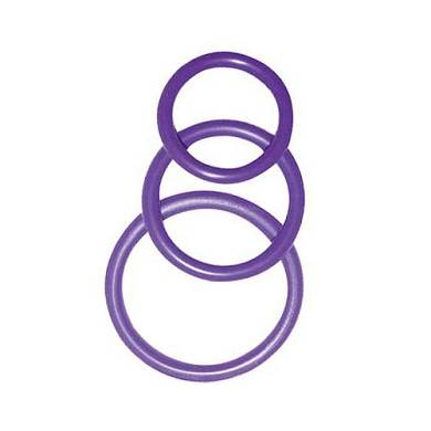 Orion Penis & Hoden Ringe 3er-Set in lila