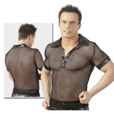 Herren Wetlook Shirt schwarz