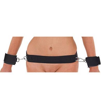 Erotic Fashion ra7005 Velcro Set. schwarz 100 Prozent Nylon Verstellbar Bondageset. 1er-Pa