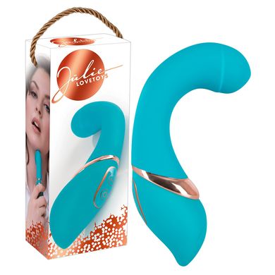 15,5 x 3,3 cm JLIE G-Spot Silikonvibrator trkis