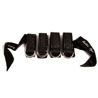 Bettie Page Fessel-Set - Sweet On Satin. 1 Stück