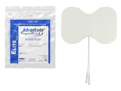 AdvanTrode Premium Silber-Elektroden große Butterfly-Elektrode 100 x 150 mm für