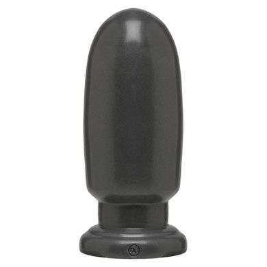 Groer, runder Dildo in Grau