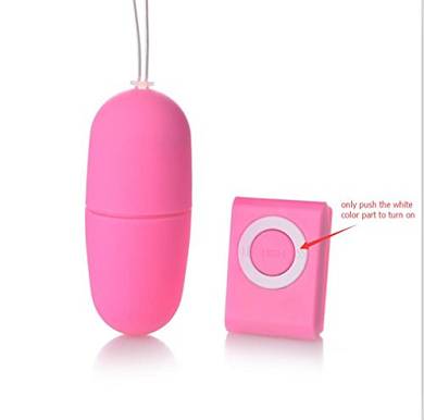 20 Speed Stufen kabellose Vibro Ei mit Fernbedienung.Remote control jump egg (Rosa)