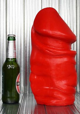 32 x 16 cm Monsterdildo Brutus red