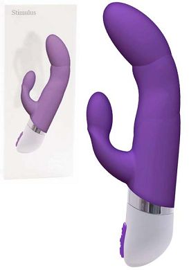 17 x 3,8 cm Vibrator MINDS OF LOVE Stimulus Dual purple