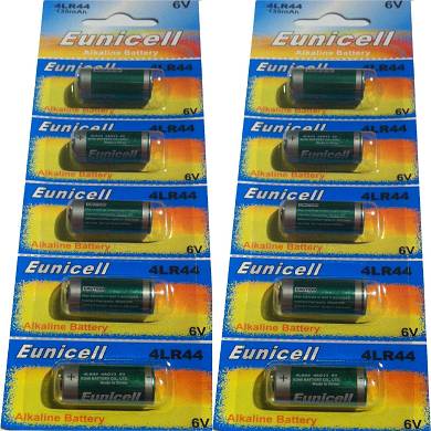 10 x 4LR44 6V Alkaline Batterie auf 2 Blistercard a 5 Stück Eunicell