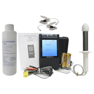 REIZSTROM - SET aus TENS Gerät, Analsonde, Estim Klammern, Kontaktgel T20-10016