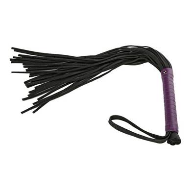 Peitsche mit Griff in Violett