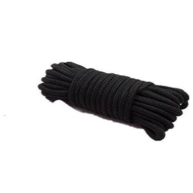 Bondageseil Bondage 5 m Baumwolle (Schwarz)