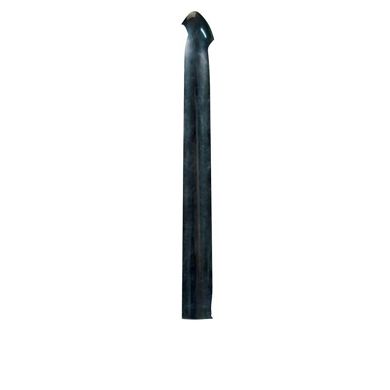 RETRO SLIMLINE VIBRATOR 20CM SILVER