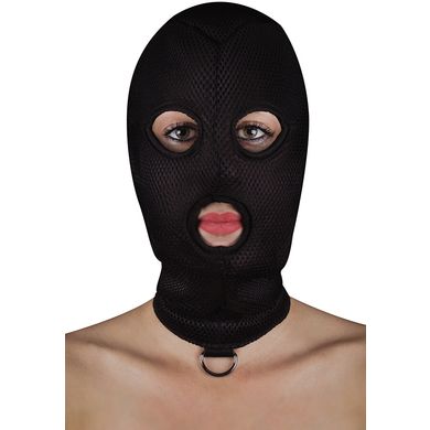 OUCH Extreme Mesh Mask Balaclave with D-Ring black M-XL