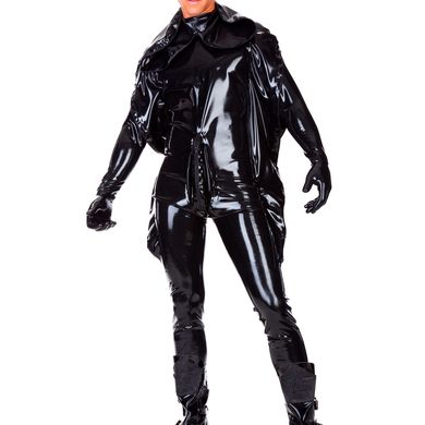 Latex Strafanzug mit Maske und Handschuhen