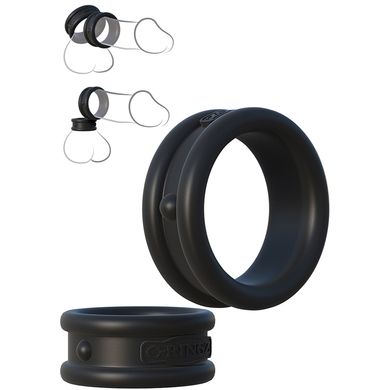 Fantasy C-Ringz - Max-Width Silicone Rings black