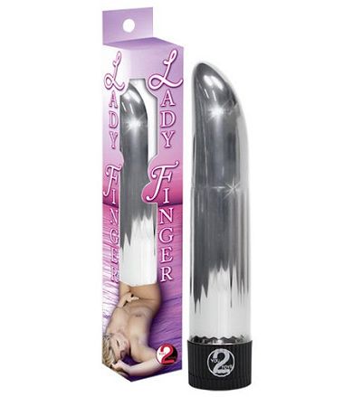 Vibrator -Ladyfinger- (13 cm) Silber