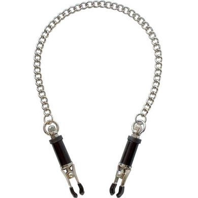 Schwere Nippelklemmen mit Kette (rolls royce)