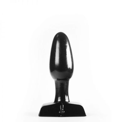 Analplug Zpfchen schwarz 10 x 4 cm