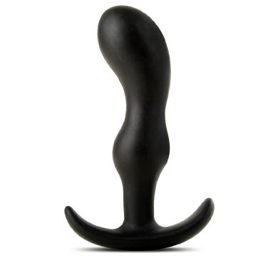 Silikon Prostatastimulator - schwarz - large