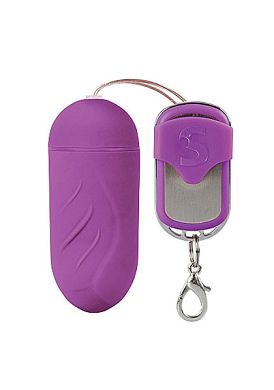 Shots Toys - Ribbed Egg - Purple - Schnurlos-Vibroei