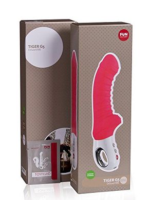 Fun Factory Tiger G5: Vibrator. india red inkl. Gleitgel