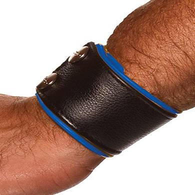 Colt Leather Wrist Wallet Blue