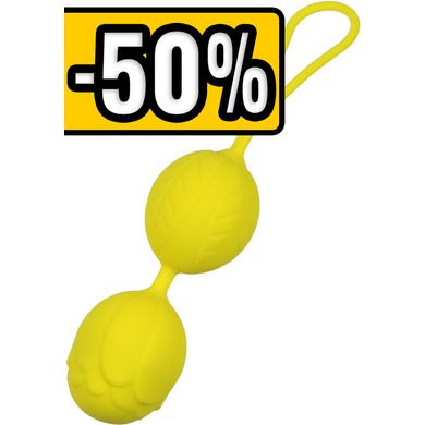 RelaXxxx Hygienic Silicone Love Balls yellow