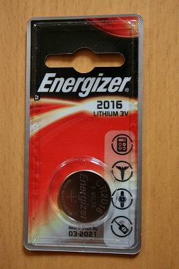 4 x Energizer Lithium CR2016 DL2016 , 4 x 1er Blister, bis 3/2022