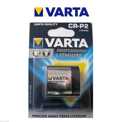 VARTA CR-P2 Photo Lithium 6 V CRP2 Batterie 1600 mAh Professional 6204
