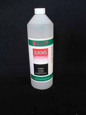 Silikonöl Gummi Kunstoff Latex Leder Pflege 1 Liter PE