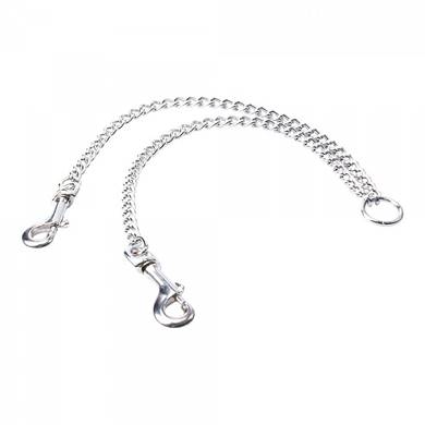 Dicke Kette mit Karabinerhaken - groß - in Silber