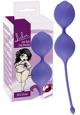 LuLu Duo Loveballs purple Silikon