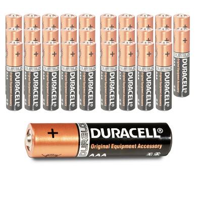 30x Duracell AAA Alkaline Micro Batterie LR3 MN2400 UM4 - 1150mAh 1,5V - 30 Stk