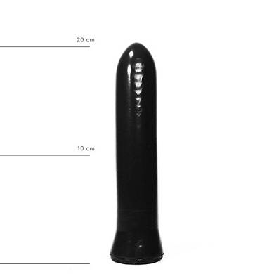 All Black Dildo 22,5 cm in Schwarz