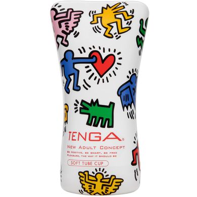 Tenga Ultra Size Soft Tube Cup by Keith Haring