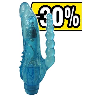 21 cm Doppeldecker himmelblau Vibrator