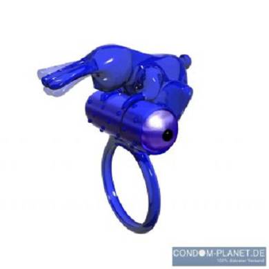 Buzz Bunny Cockring mit Vibrator-Bullet