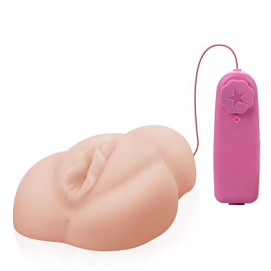 Vagina-Masturbator mit Vibration, 13 cm