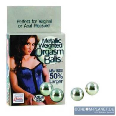CalEx Metallic Weighted Orgasm Balls