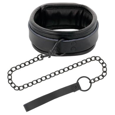 Darkness Full Black Collar with Leash black