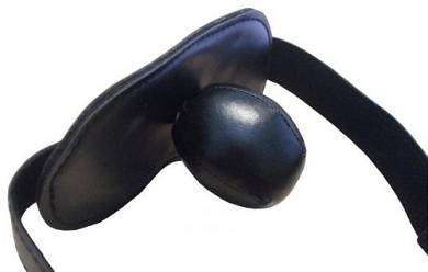 Bondage Leder weicher Ball Mund Knebel mit Beißsack