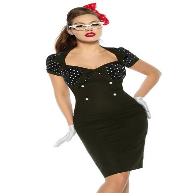 Vintage Kleid im Pin-Up-Stil