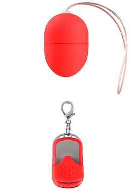 Shots Toys 10 Speed Remote Vibrating Egg - Small - Red