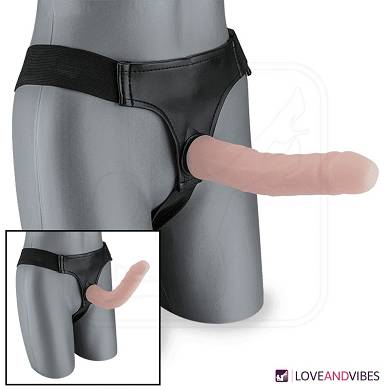 Formbarer XXL-Strapon-Dildo aus Silikon
