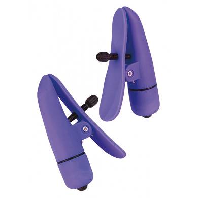 Nippelklemmen mit Vibration - in Violett