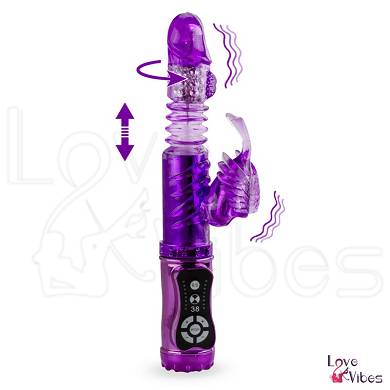 G-Punkt-Rabbit mit Stofunktion Purple Swan