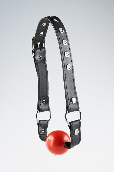 Hidden Desire Mundknebel-Ball, 100% echtes Leder